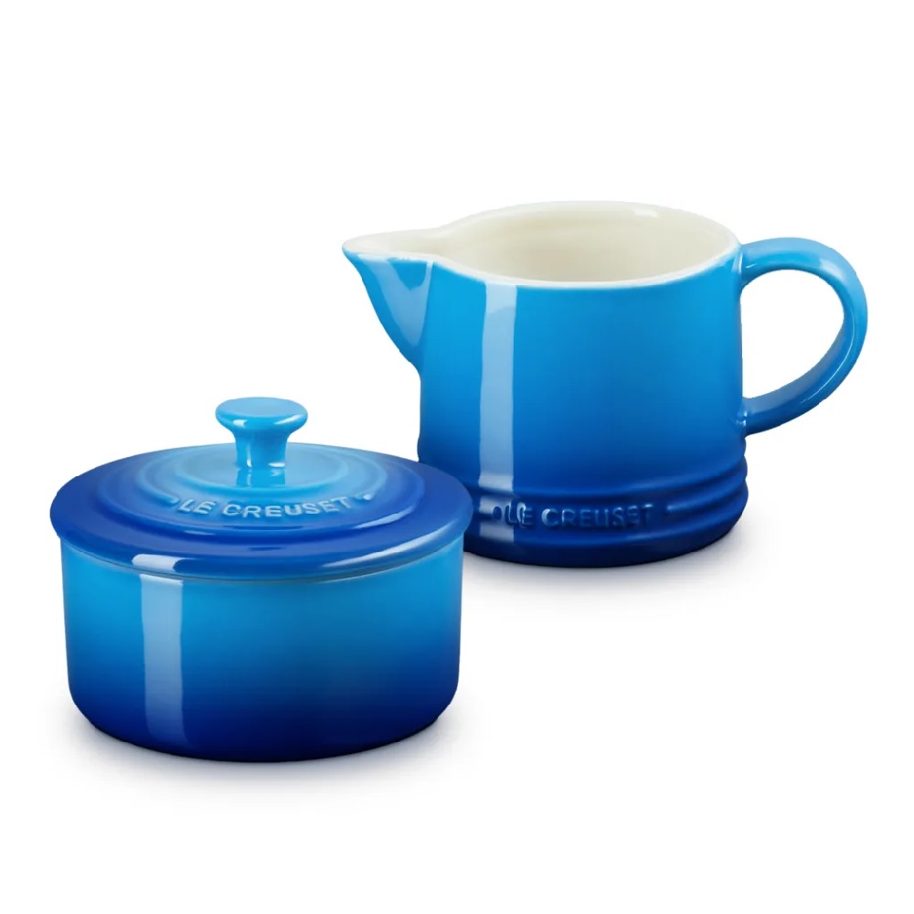 Le Creuset Milk & Sugar Set - Azure Blue